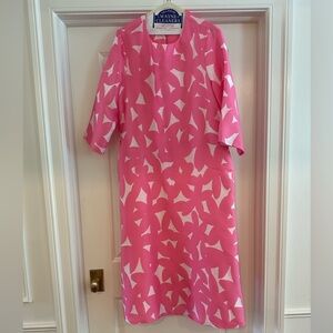 Tuckernuck Caftan Dress Pink Flower
